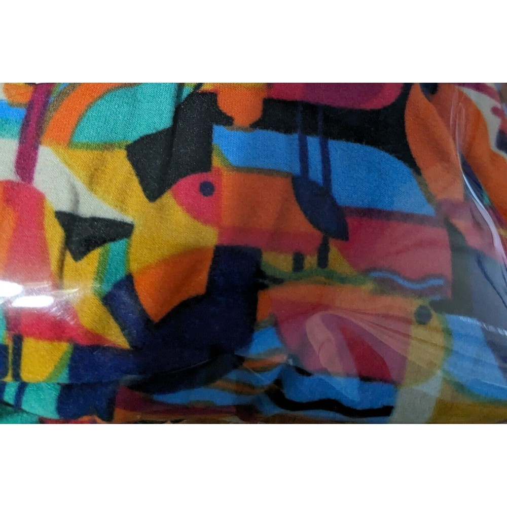 Lularoe Leggings One Size OS Multicolor Toucan Birds Bright Colors. - Picture 6 of 12
